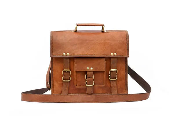 Brown_11"_Small_Genuine_Leather_Messenger_Shoulder_Bag_Cross_Body_Vintage_Bag__Satchel_Purse_Compatible_With_I-Pad_And_Tablet_(_10x13_inchs_)