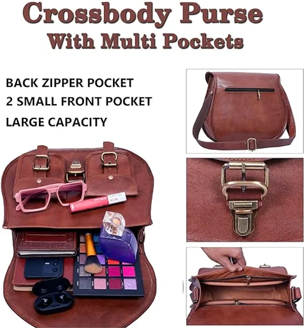 Brown_Handmade_Genuine_Leather_Crossbody_Purse_And_Handbag_Gypsy_Bag_With_Two_Pockets_(_10x13_inchs_)