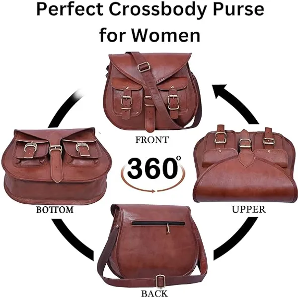 Brown_Handmade_Genuine_Leather_Crossbody_Purse_And_Handbag_Gypsy_Bag_With_Two_Pockets_(_10x13_inchs_)