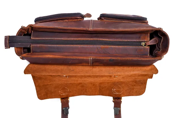 Chocolate_Brown_Handmade_Buff_Genuine_Leather_Laptop_Bag_Office_Messenger_Briefcase_For_Men_(_13x18_inchs_)