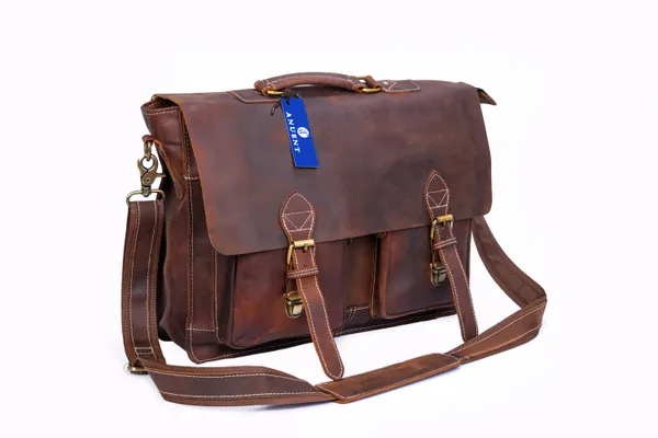 Chocolate_Brown_Handmade_Buff_Genuine_Leather_Laptop_Bag_Office_Messenger_Briefcase_For_Men_(_13x18_inchs_)