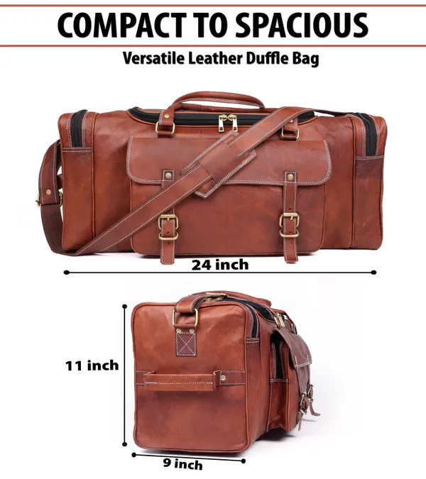 Brown_Genuine_Leather_Travel_Weekender_Overnight_Duffel_Bag_(_28x12x14_inchs_)