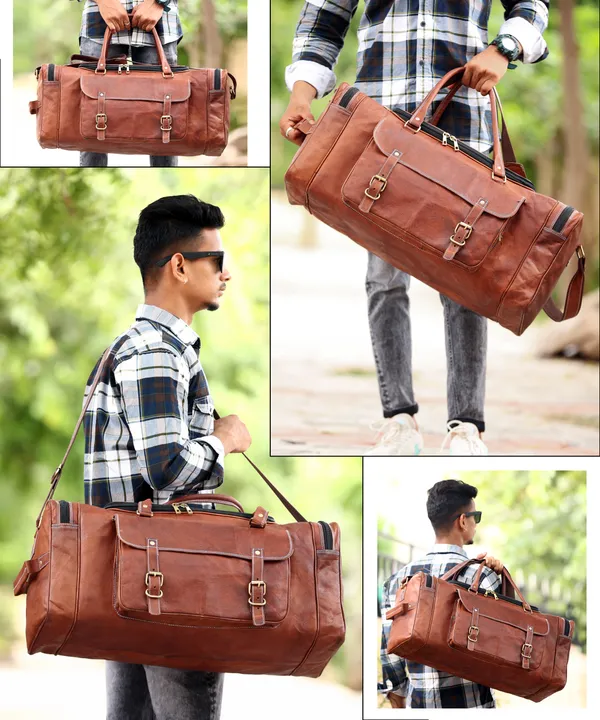 Brown_Genuine_Leather_Travel_Weekender_Overnight_Duffel_Bag_(_28x12x14_inchs_)