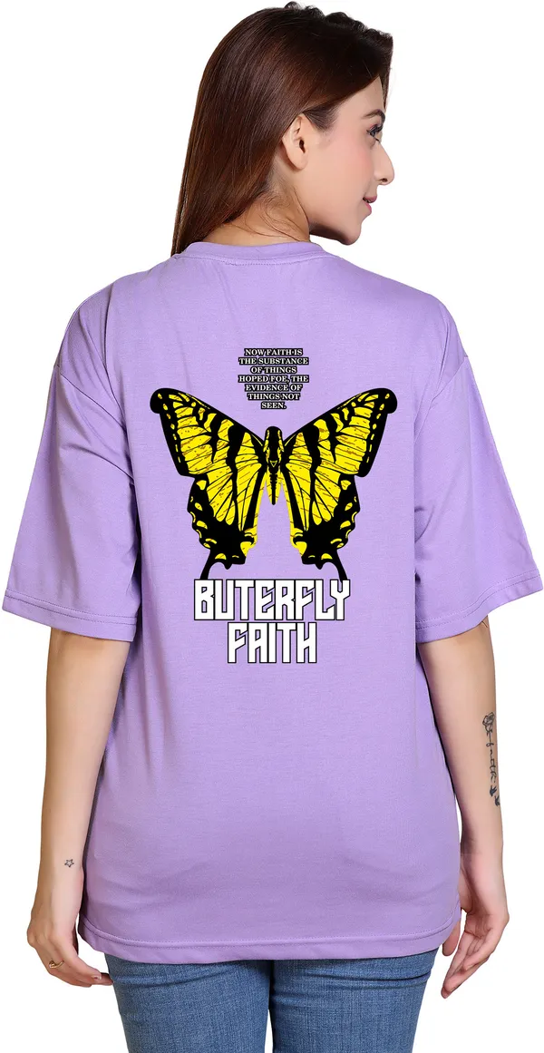 Purple_Cotton_Blend_Casual_Oversized_T-Shirt_For_Women