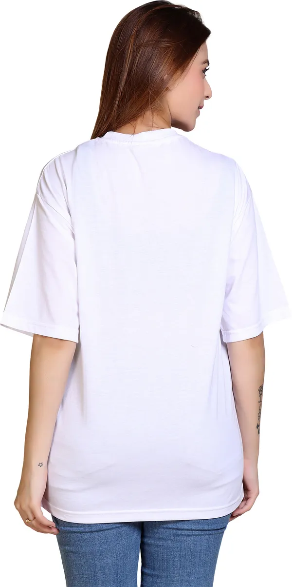 Pack_of_2_Purple_&_White_Cotton_Blend_Casual_Oversized_T-Shirt_For_Women