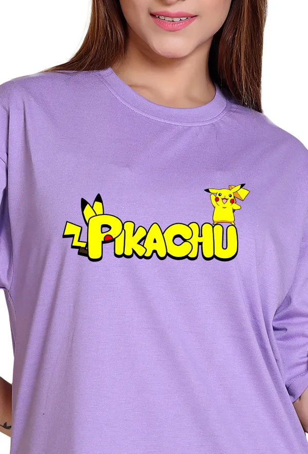 Purple_Cotton_Blend_Casual_Oversized_T-Shirt_For_Women