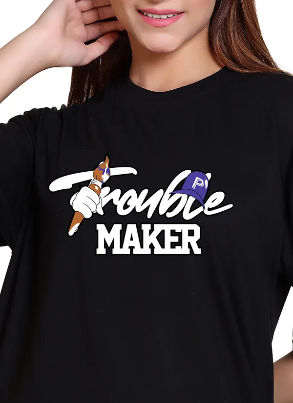 Black_Cotton_Blend_Oversized_T-Shirt_For_Women