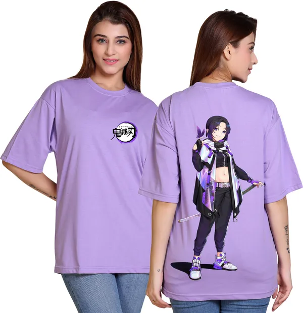 Purple_Cotton_Blend_Half_Sleeve_Casual_Oversized_T-Shirt_For_Women