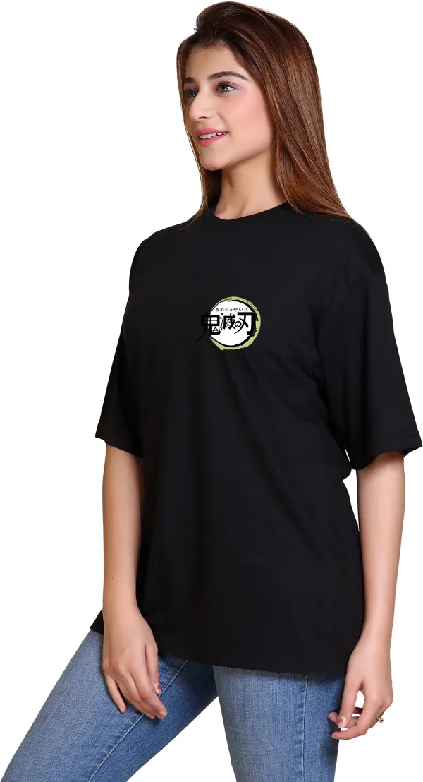 Black_Cotton_Blend_Oversized_T-Shirt_For_Women