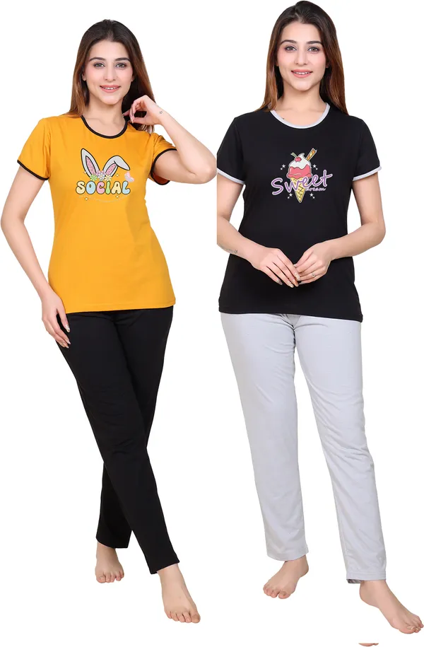 Pack_of_2_Multicolor_Cotton_Blend_Printed_Top_&_Pyjama_Set_For_Women