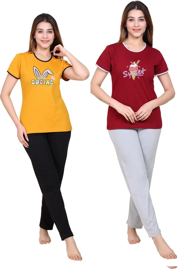 Pack_of_2_Multicolor_Cotton_Blend_Printed_Top_&_Pyjama_Set_For_Women