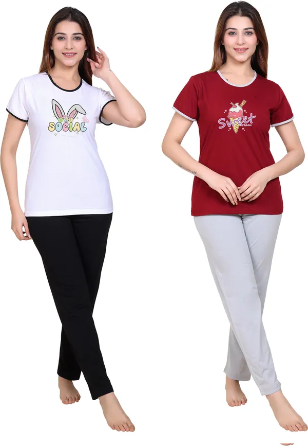 Pack_of_2_Multicolor_Cotton_Blend_Printed_Top_&_Pyjama_Set_For_Women