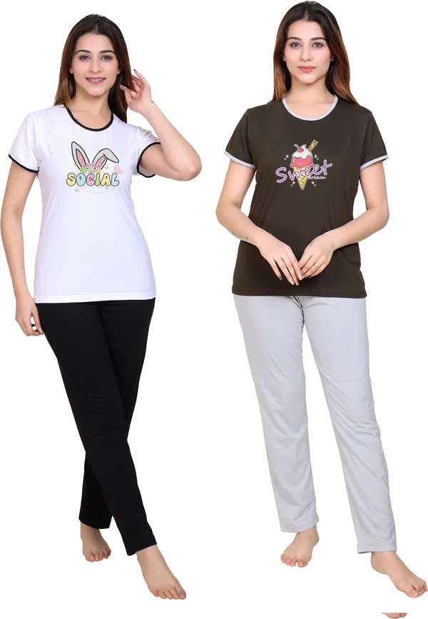 Pack_of_2_Multicolor_Regular_Cotton_Blend_Printed_Top_&_Pyjama_Set_For__Women