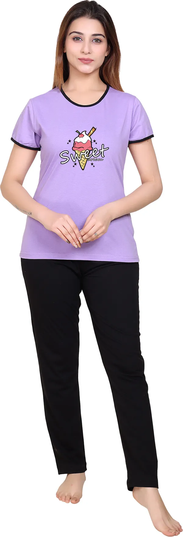 Purple_Cotton_Blend_Printed_Top_&_Pyjama_Set_For_Women