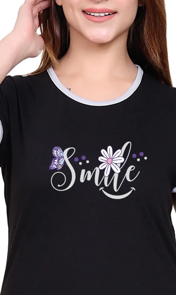 Black_&_White_Cotton_Blend_Printed_Top_&_Pyjama_Set_For_Women