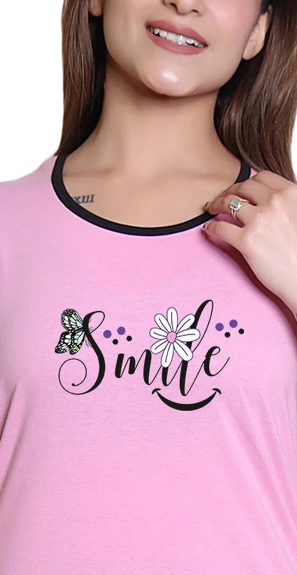 Pink_Regular_Cotton_Blend_Printed_Top_&_Pyjama_Set_For__Women