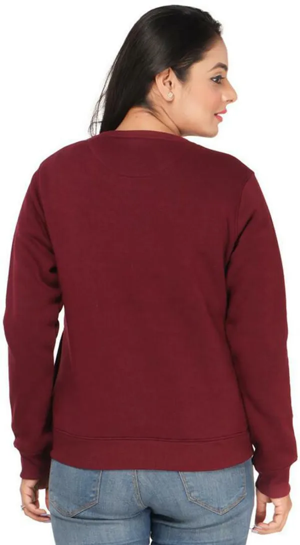 Maroon_Fleece_Solid_Full_Sleeve_No_Closure_Sweatshirt_For_Women