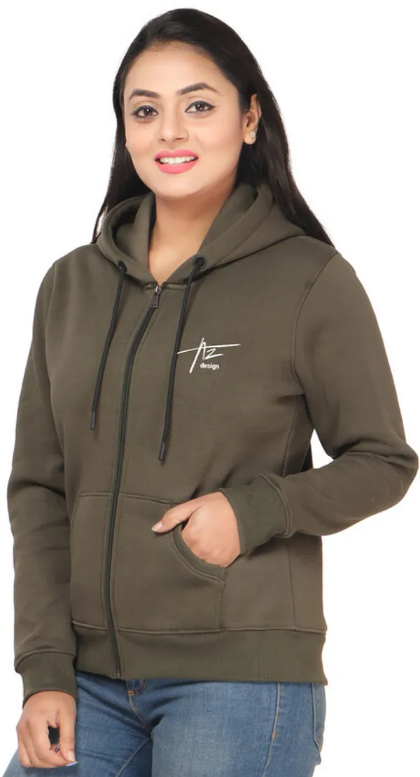 Green_Fleece_Solid_Full_Sleeve_Zipper_Sweatshirt_For_Women