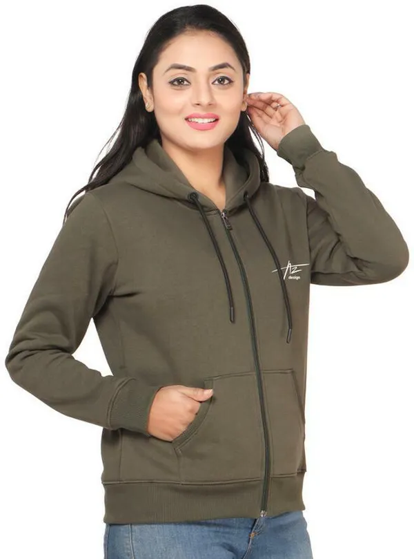 Green_Fleece_Solid_Full_Sleeve_Zipper_Sweatshirt_For_Women