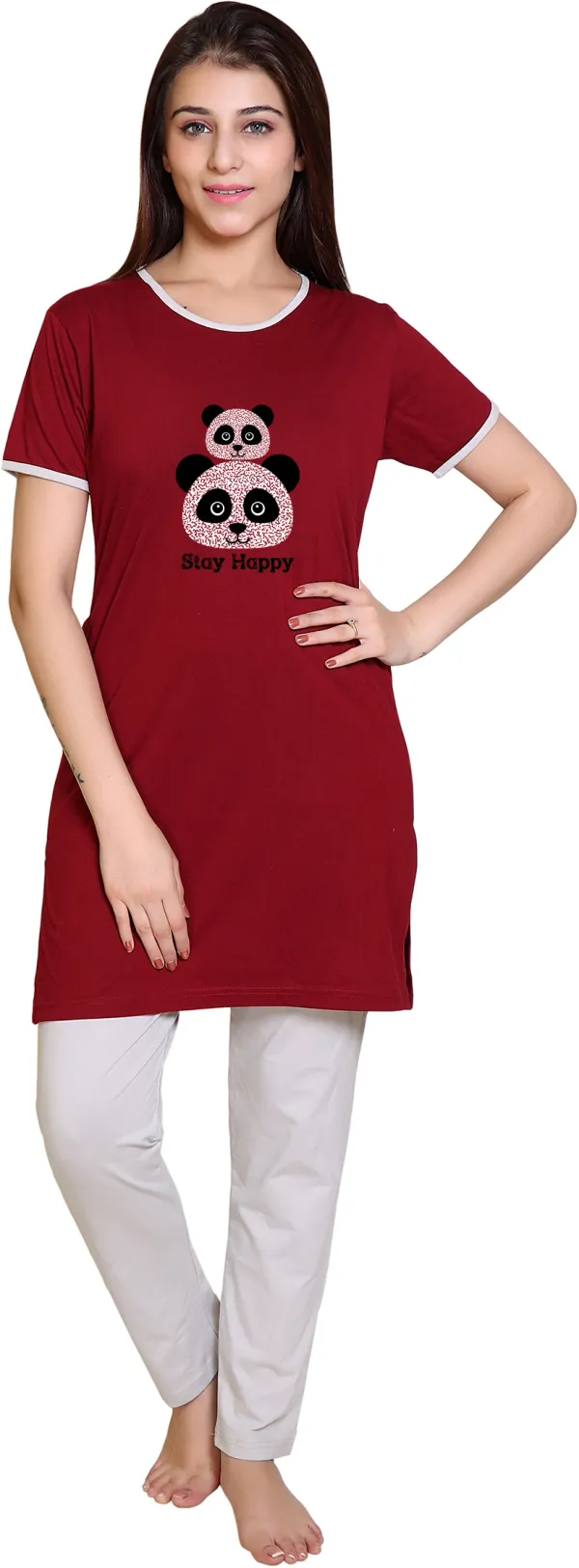 Pack_of_2_Multicolor_Cotton_Blend_Graphic_Print_Top_&_Pyjama_Set_For_Women