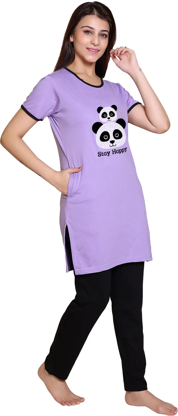 Purple_Regular_Cotton_Blend_Printed_Night_Suit_Set_For__Women