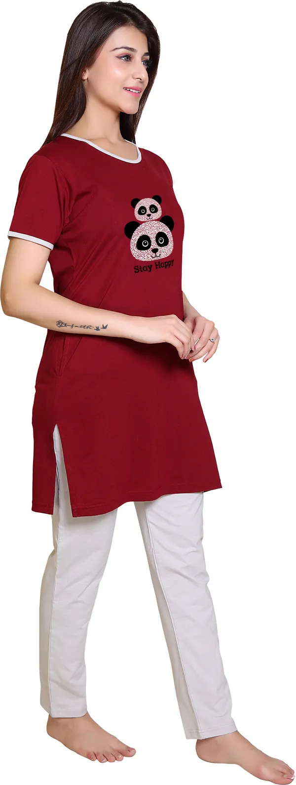 Pack_of_2_Maroon_&_White_Cotton_Blend_Printed_Night_Suit_Set_For_Women