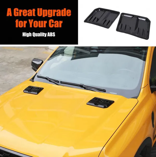2-Pack_Black_Air_Flow_Vent_Hood_Trim_–_HD-2411_Stylish_Fender_Decorative_Aero_Accessory_–_Universal_Fit_for_All_Cars