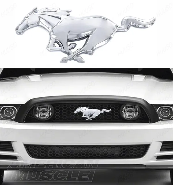 3D_Front_Grill_Emblem_–_Mustang_Horse_Silver_Badge,_Automotive_Decal_&_Sticker,_Universal_Compatibility