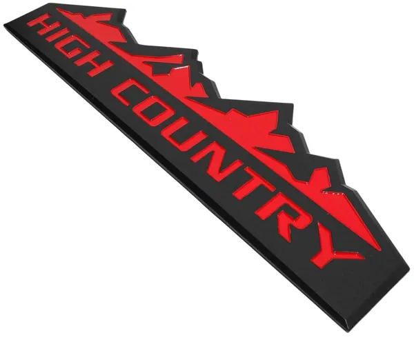 3D_High_Country_Emblem_Logo_Badge_–_Zinc_Alloy_Car_Side_Fender_&_Rear_Trunk_Decal_(Black_&_Red)
