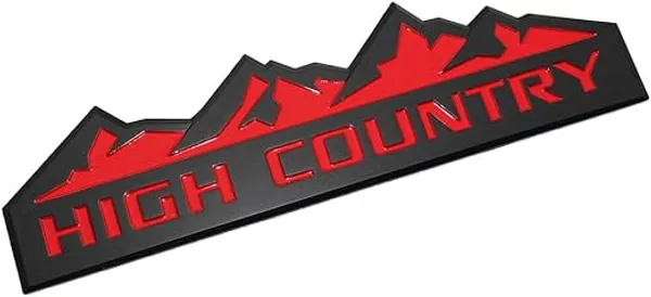 3D_High_Country_Emblem_Logo_Badge_–_Zinc_Alloy_Car_Side_Fender_&_Rear_Trunk_Decal_(Black_&_Red)