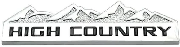 3D_High_Country_Emblem_Logo_Badge_–_Zinc_Alloy_Car_Side_Fender_&_Rear_Trunk_Decal_(Silver_&_Black)