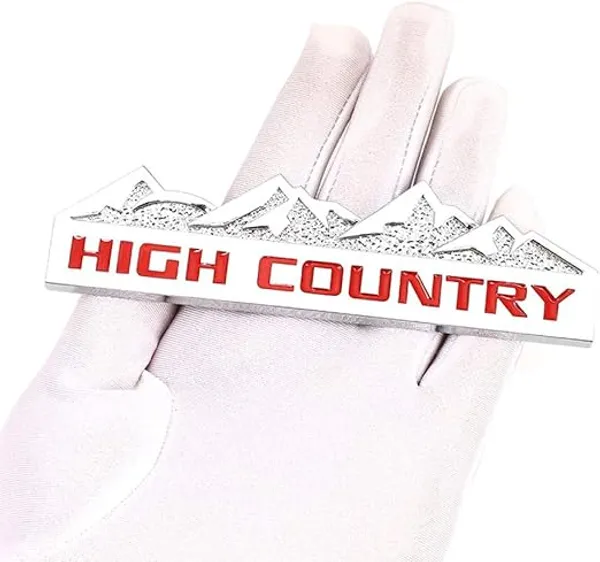 3D_High_Country_Emblem_Logo_Badge_–_Zinc_Alloy_Car_Side_Fender_&_Rear_Trunk_Decal_(Silver_&_Red)
