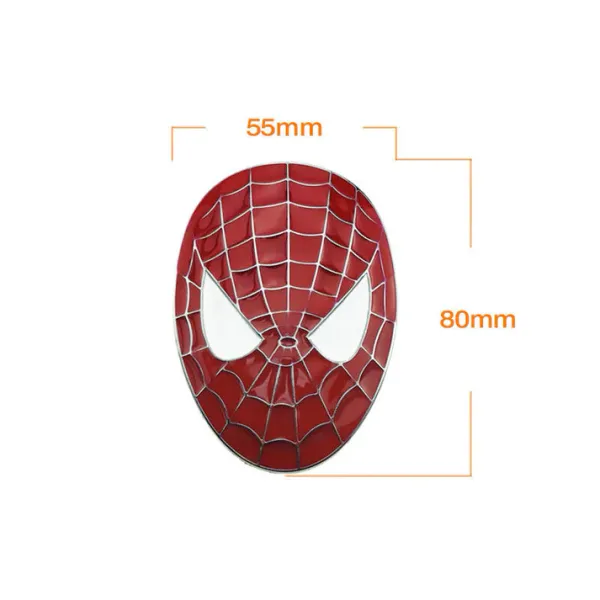 3D_Spider-Man_Emblem_–_Premium_Zinc_Alloy_Car_Badge_(Silver_&_Red)_for_Side,_Fender,_or_Trunk