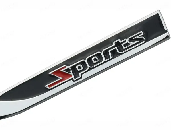 3D_Sports_Zinc_Alloy_Knife_Emblem_Badge_–_Silver,_Black_&_Red_Sporty_Car_Badge_for_Side_Fender_&_Trunk_(Universal_Fit)