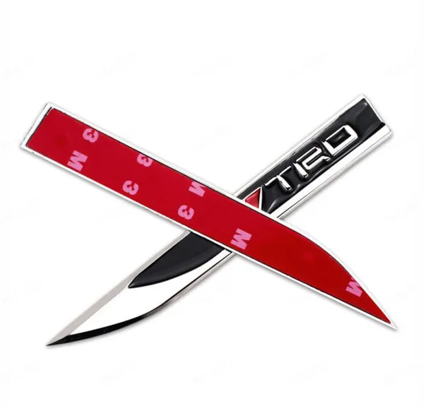 3D_TRD_Zinc_Alloy_Knife_Emblem_Badge_–_Silver_&_Black_Sporty_Car_Badge_for_Side_Fender_&_Trunk_(Universal_Fit)