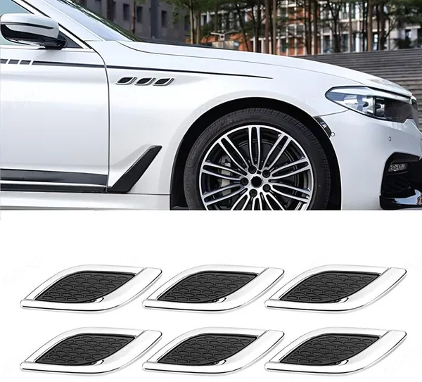 2-Pack_HD-716_Car_Vent_Fender_Trim_–_Chrome_&_Black_Aero_Styling_Stickers,_Universal_Exterior_Decorative_Kit_for_All_Cars