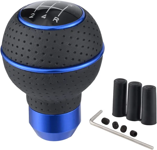 Gear_Shift_Knob_For_Manual_Transmission_Momo_Silicone_Blue_,_Smooth_Shifts,_High_Comfort_Gear_Lever_Shifter_Knob_With_Installation_Kit