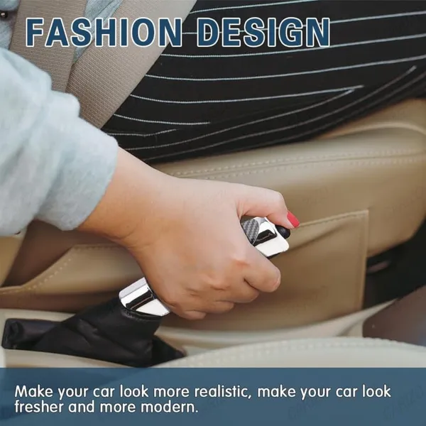 Abs_Electroplated_Carbon_Fiber_Car_Handbrake_Grip_With_Compact_&_Anti-Slip_Design_Compatible_With_All_Cars_&_Suv'S