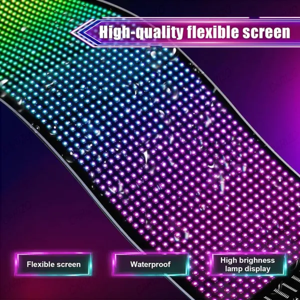 Bluetooth_LED_Sign_Board_–_Custom_RGB_Text_&_Animations,_64x20_Pixel,_Flexible_Display_for_Car_Windshield_(13.7x4”)