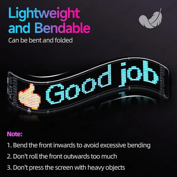 Bluetooth_LED_Sign_Board_–_Custom_RGB_Text_&_Animations,_64x20_Pixel,_Flexible_Display_for_Car_Windshield_(13.7x4”)