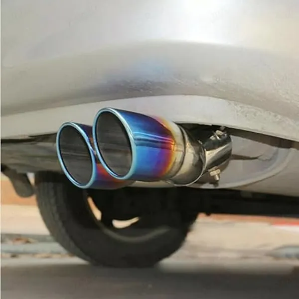Burnt_Blue_Dual_Exhaust_Muffler_Tip,_60mm_Inlet_–_High-Performance_Stainless_Steel_Upgrade_(TF-6363-I),_Compatible_with_All_Cars