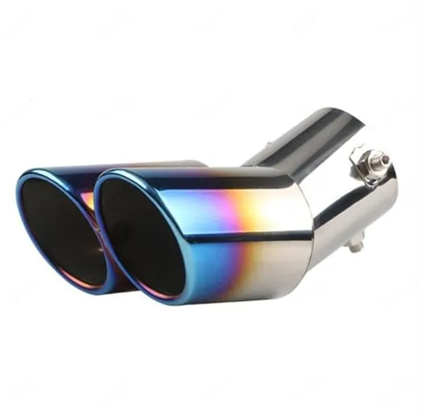 Burnt_Blue_Dual_Exhaust_Muffler_Tip,_60mm_Inlet_–_High-Performance_Stainless_Steel_Upgrade_(TF-6363-I),_Compatible_with_All_Cars