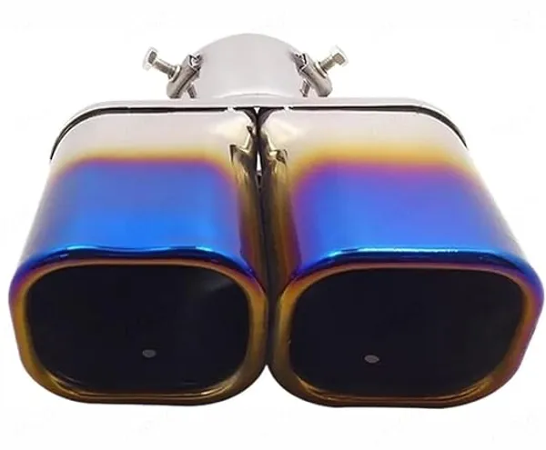 Burnt_Blue_Dual_Exhaust_Muffler_Tip,_60mm_Inlet_–_High-Performance_Stainless_Steel_Upgrade_(TF-6788),_Compatible_with_All_Cars