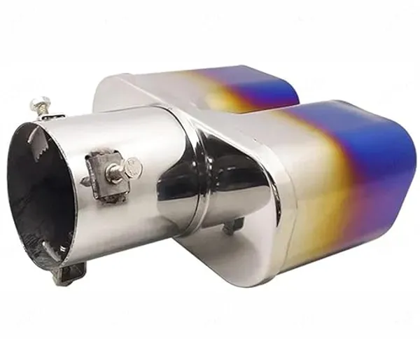 Burnt_Blue_Dual_Exhaust_Muffler_Tip,_60mm_Inlet_–_High-Performance_Stainless_Steel_Upgrade_(TF-6788),_Compatible_with_All_Cars