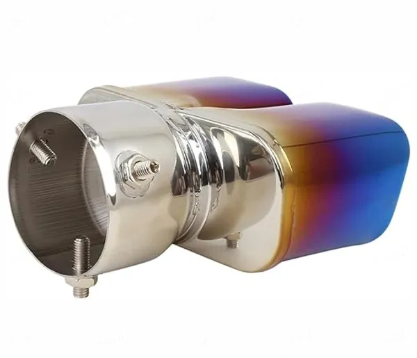 Burnt_Blue_Dual_Exhaust_Muffler_Tip,_60mm_Inlet_–_High-Performance_Stainless_Steel_Upgrade_(TF-6788),_Compatible_with_All_Cars