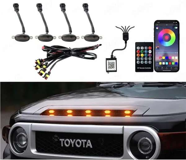Led_Light_Auto_Front_Grille_Lights_For_Decoration_Pack_Of_4,_Smoke_Shell_Rgb_Light_With_Remote_&_App_Control_Compatible_With_All_Cars,_Suvs_&_Jeeps
