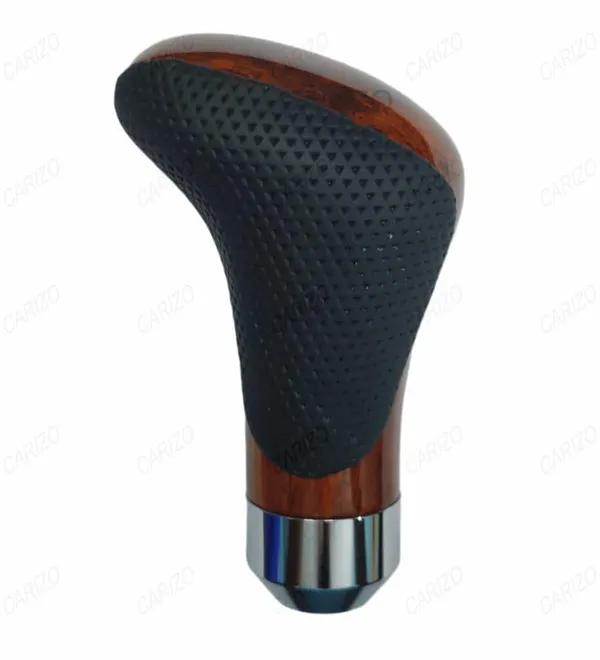 Car_5_Speed_Manual_And_Automatic_Gear_Shift_Knob,_Wooden_Leather_Coat,_Installation_Kit_Included