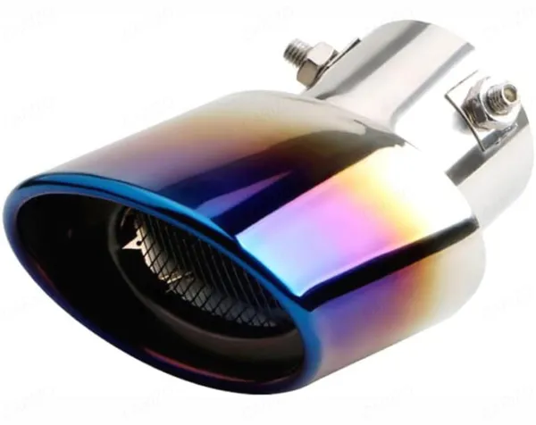 Burnt_Blue_Exhaust_Muffler_Tip,_60mm_Inlet_-_High-Performance_Stainless_Steel_Upgrade_(TF-8924)