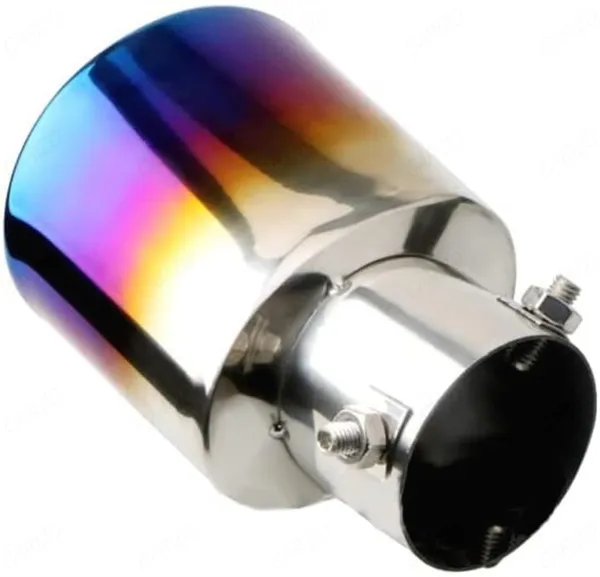 Burnt_Blue_Exhaust_Muffler_Tip,_60mm_Inlet_-_High-Performance_Stainless_Steel_Upgrade_(TF-8924)