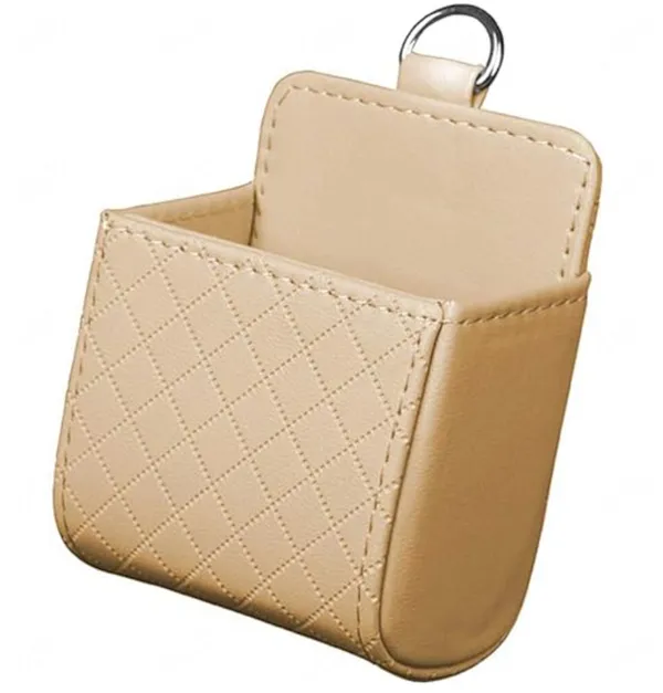 Car_Air_Vent_Storage_Organizer_–_PU_Leather_Holder_for_Sunglasses,_Cards_&_Essentials_|_Fits_All_Vehicles_(Beige)